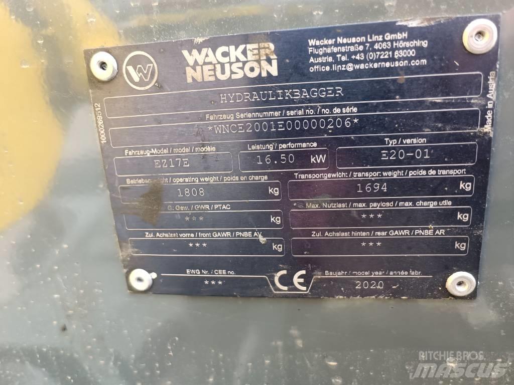 Wacker Neuson EZ17e Pelle sur chenilles