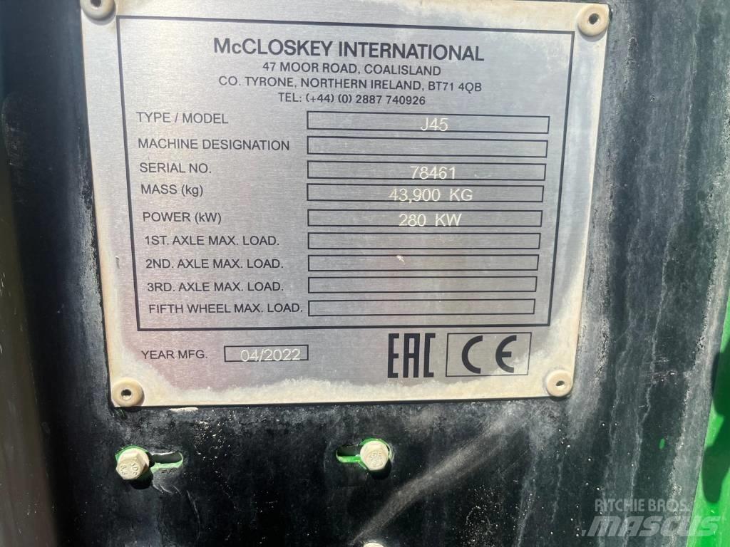 McCloskey J45 Concasseur mobile