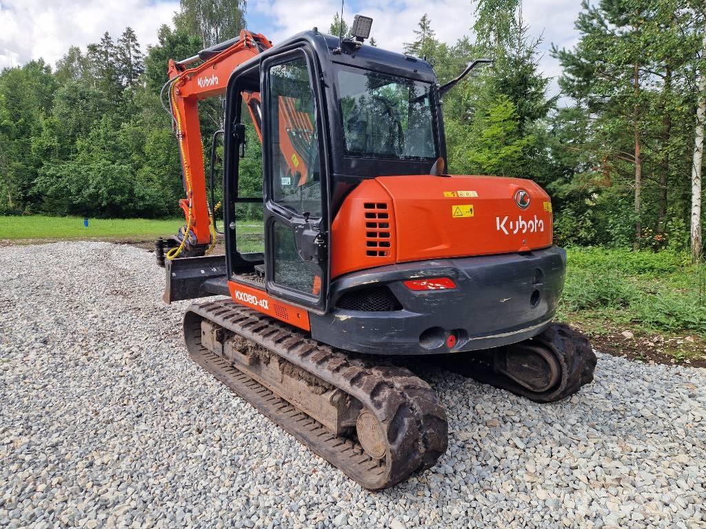 Kubota KX 080-4 Mini pelle 7t-12t