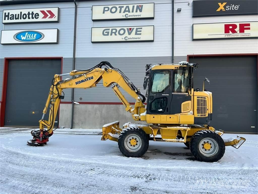 Komatsu PW118MR-8 Pelle sur pneus