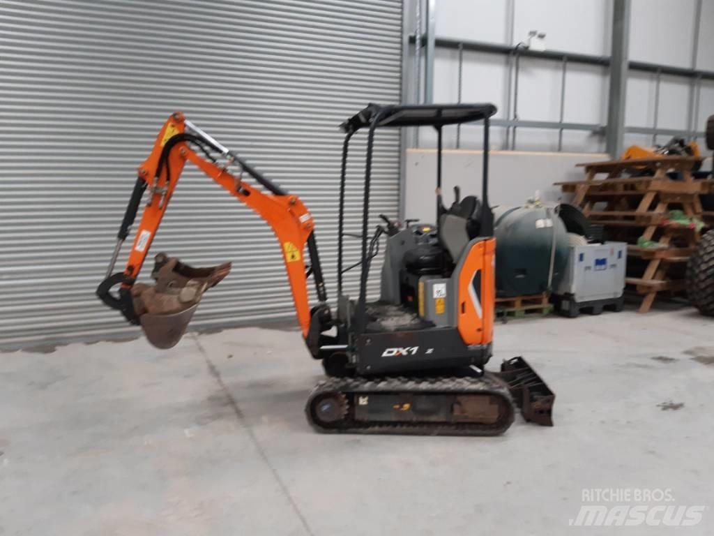 Doosan DX17Z Mini pelle < 7t