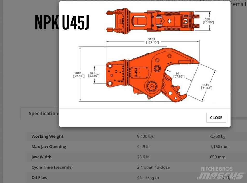 NPK U 45 JR Autres accessoires