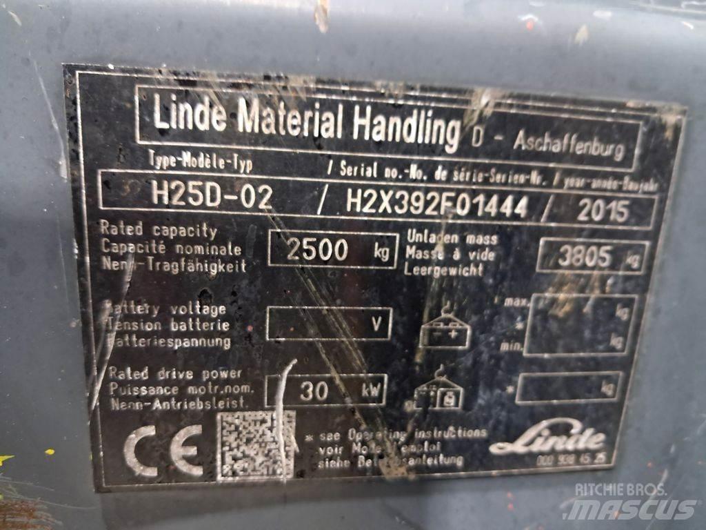 Linde H25D-02 Chariots diesel