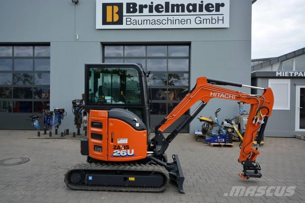Hitachi ZX 26 U-6 Mini pelle < 7t