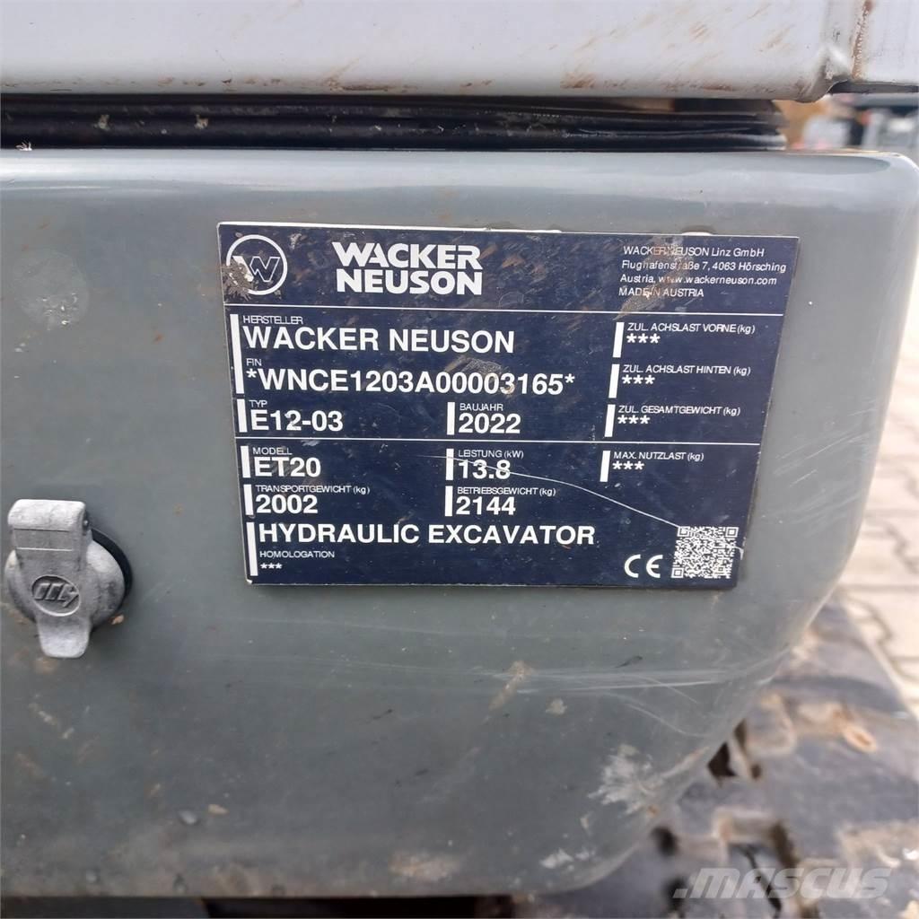 Wacker Neuson ET20 Pelle sur chenilles