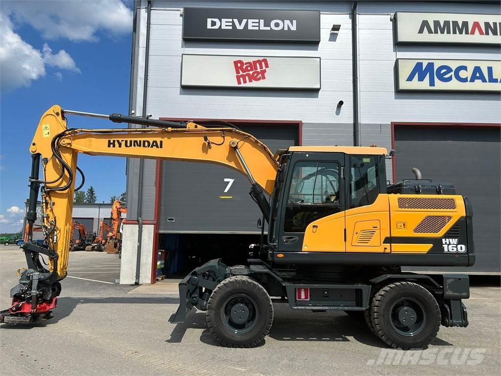 Hyundai HW160 Pelle sur pneus