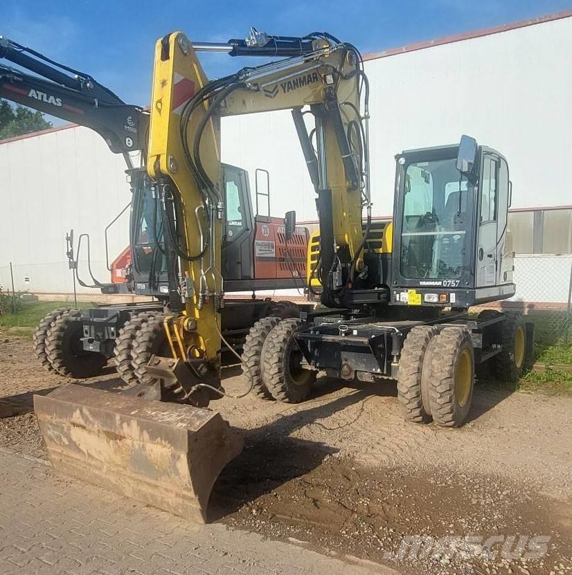 Yanmar B 110 W Pelle sur pneus