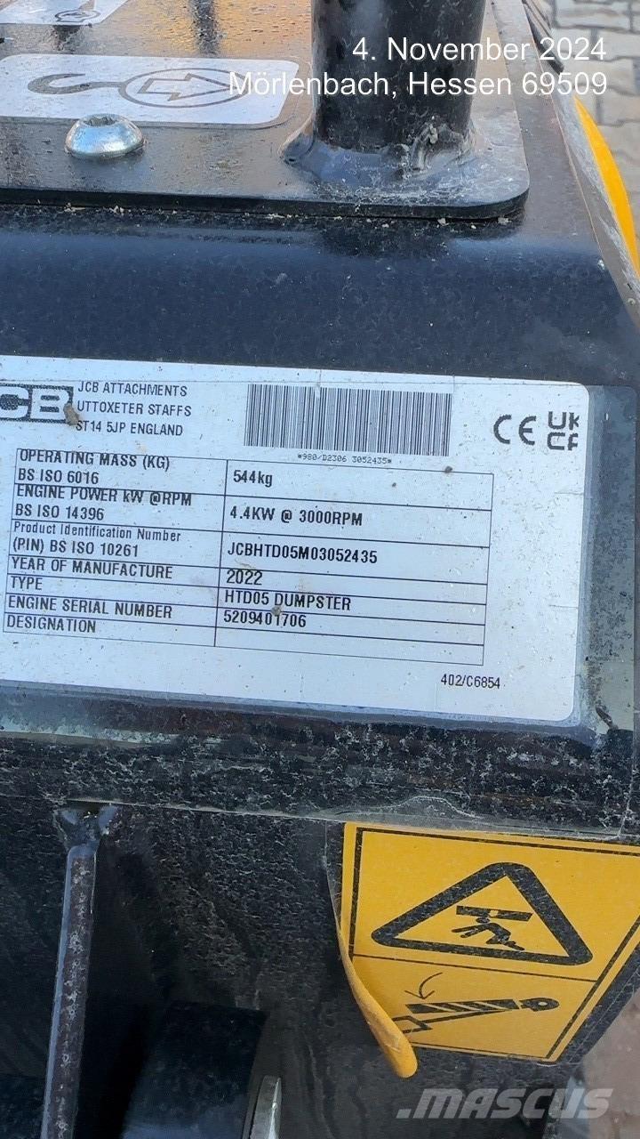 JCB HTD5 Mini tombereau