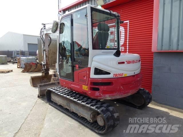 Takeuchi TB 260 Mini pelle < 7t