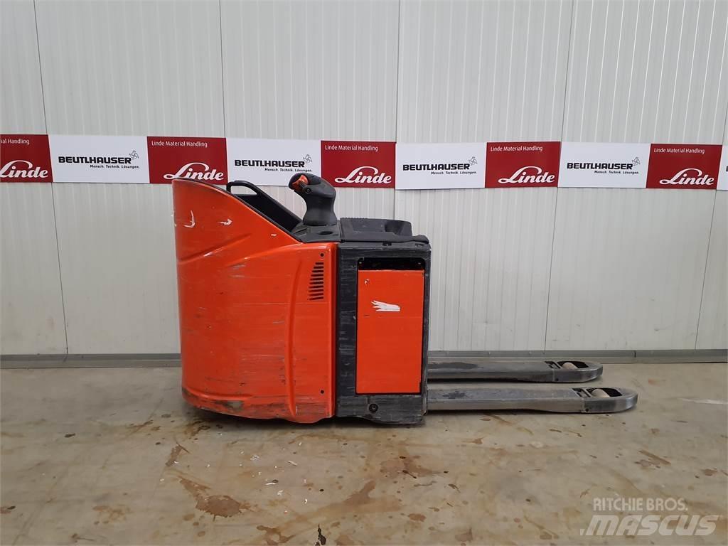 Linde T20SP kurz Transpalette accompagnant