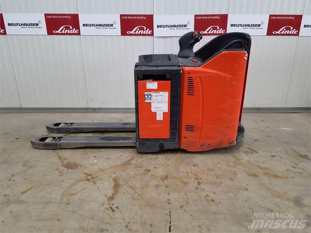 Linde T20SP kurz Transpalette accompagnant