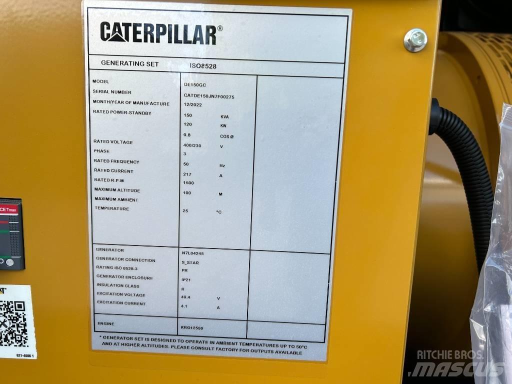 CAT DE 150 Générateurs diesel