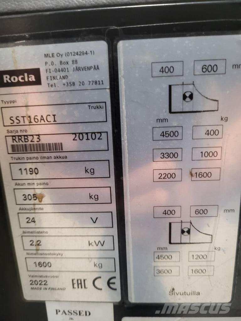 Rocla SST 16 ACI Gerbeurs Automoteurs