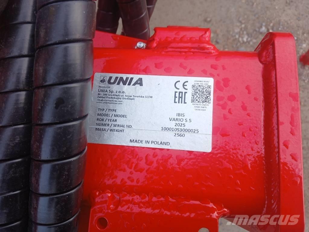 Unia Ibis Vario H 5 Charrue réversible