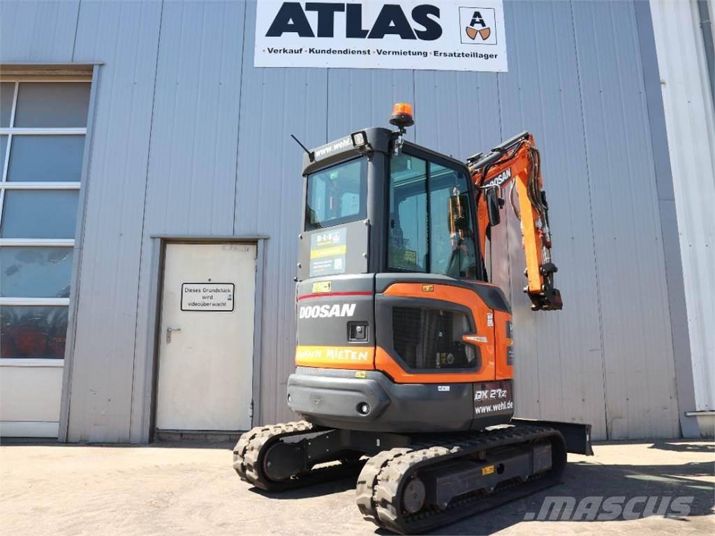 Doosan DX27Z-7 Mini pelle < 7t