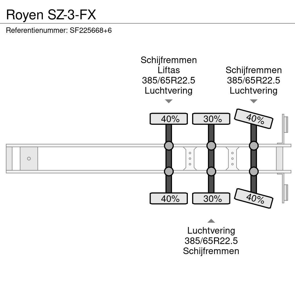  Royen SZ-3-FX Semi remorque fourgon