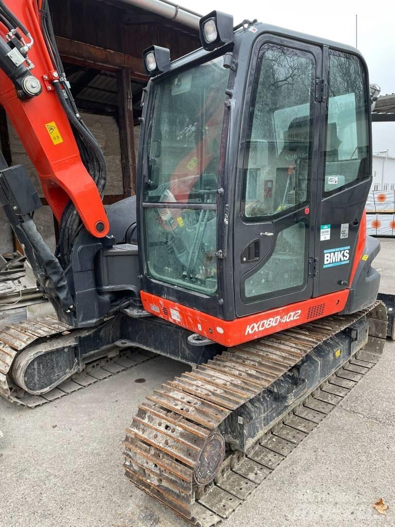 Kubota KX 080-4a2 Mini pelle 7t-12t