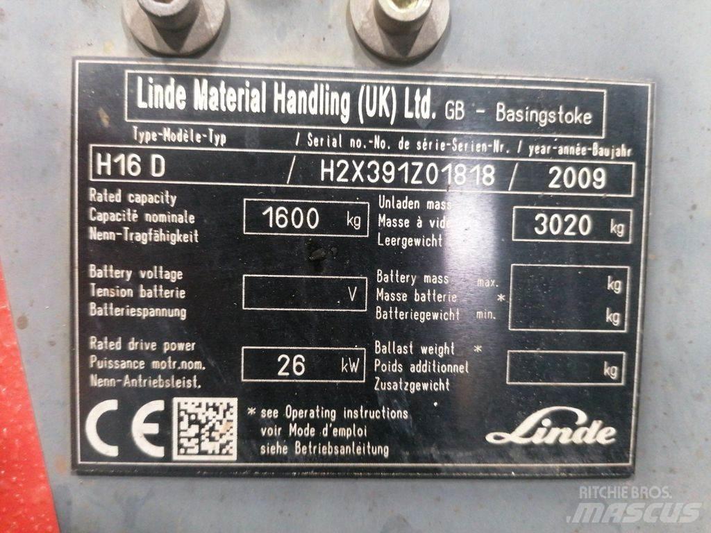 Linde H16D Chariots diesel