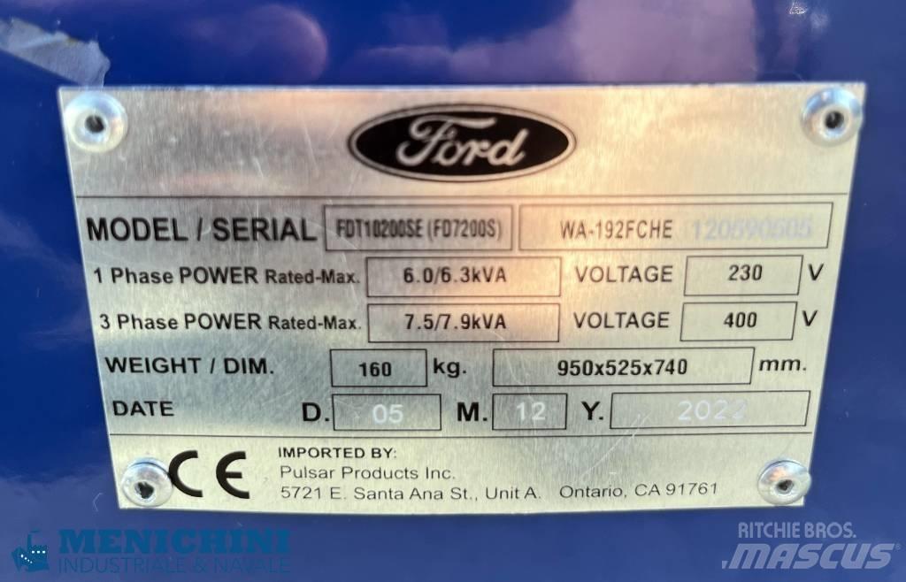 Ford FDT10200SE Générateurs diesel