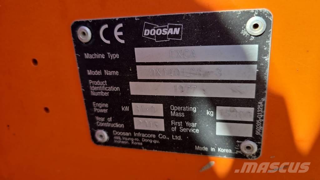Doosan DX 140 LCR-3 Pelle sur chenilles