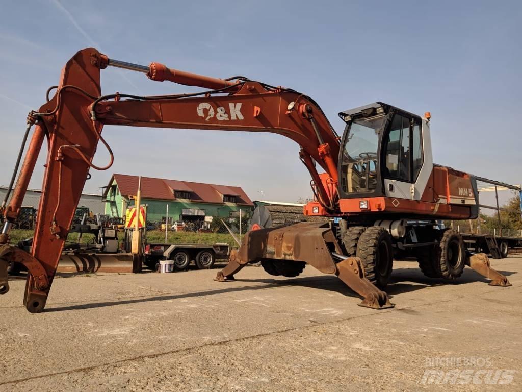 O&K MH 5 Pelle sur pneus