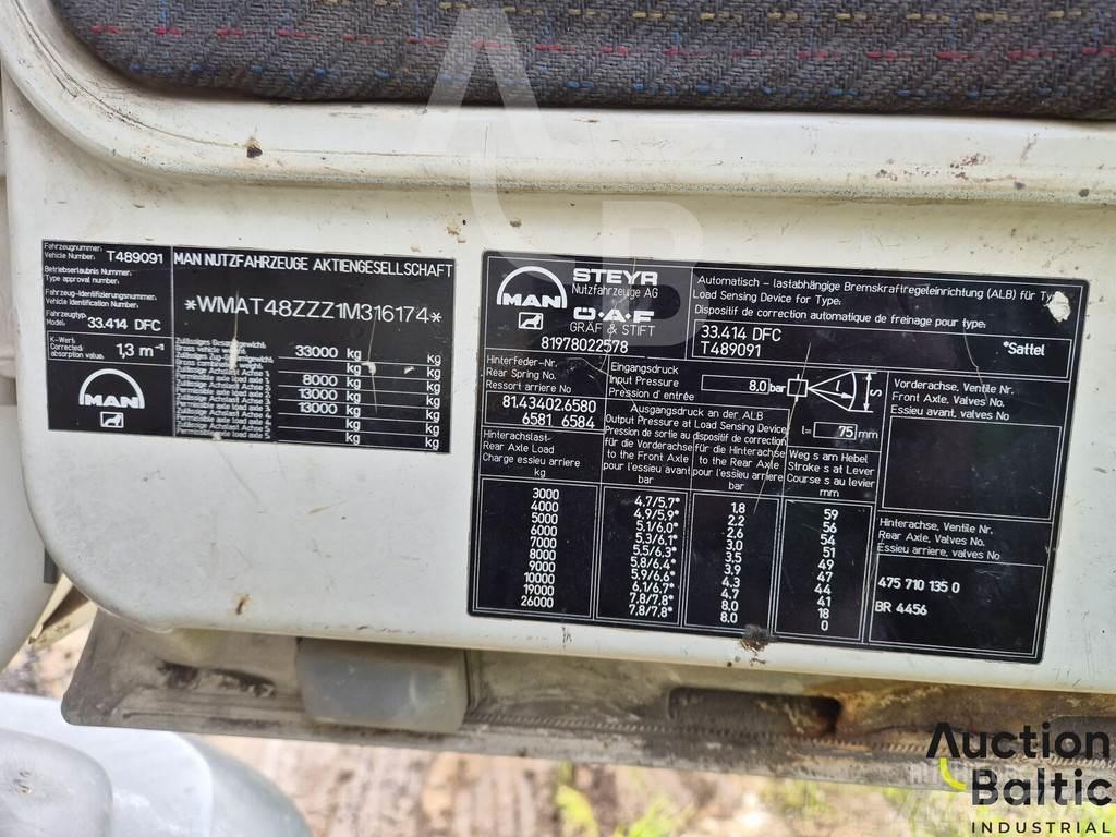 MAN 33.414 DFC Camion benne