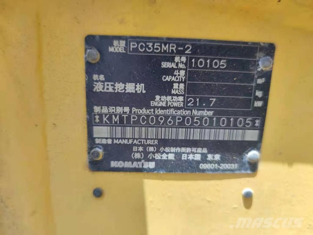 Komatsu PC 35 MR Mini pelle < 7t