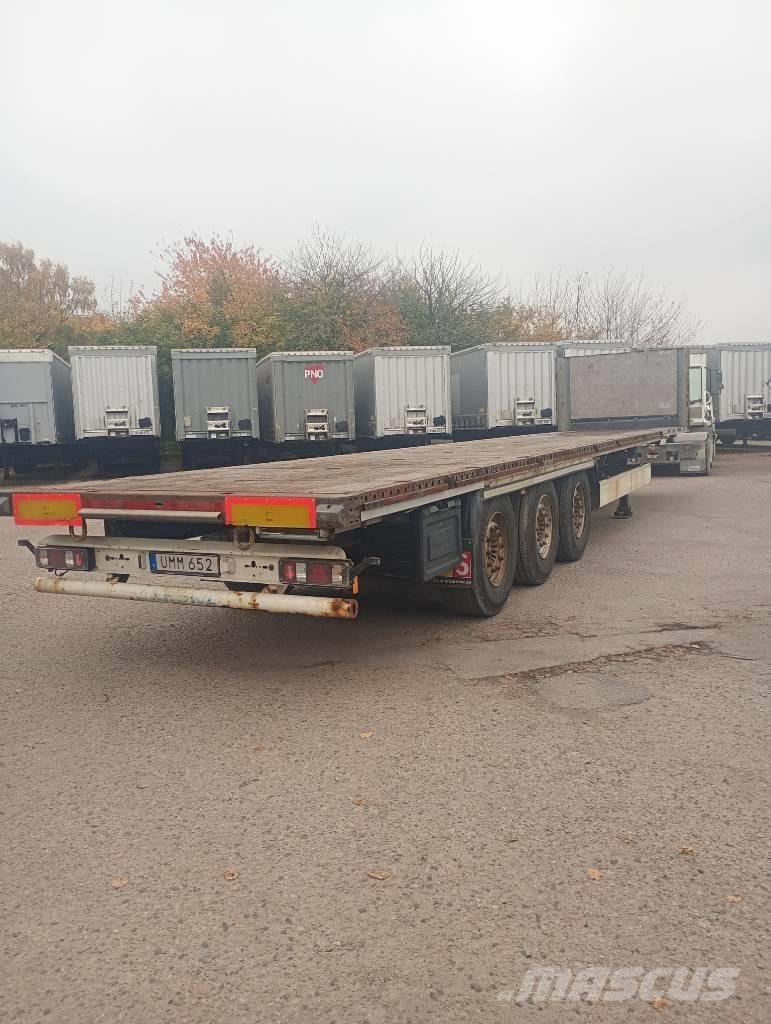 Krone FLAKTRAILER Semi remorque plateau ridelle