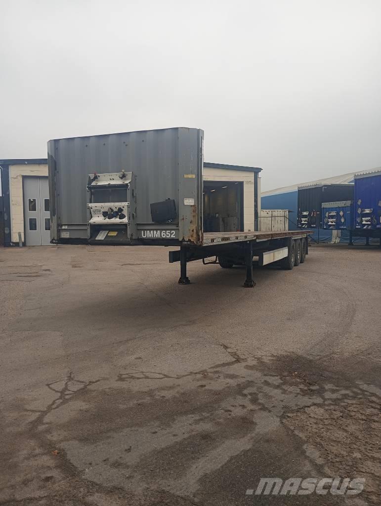 Krone FLAKTRAILER Semi remorque plateau ridelle