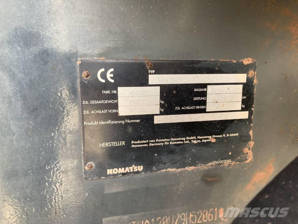 Komatsu WA 470 Chargeuse sur pneus
