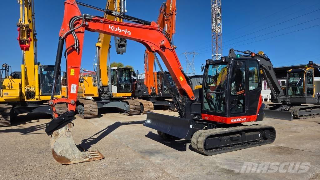 Kubota KX 080-4 Mini pelle 7t-12t