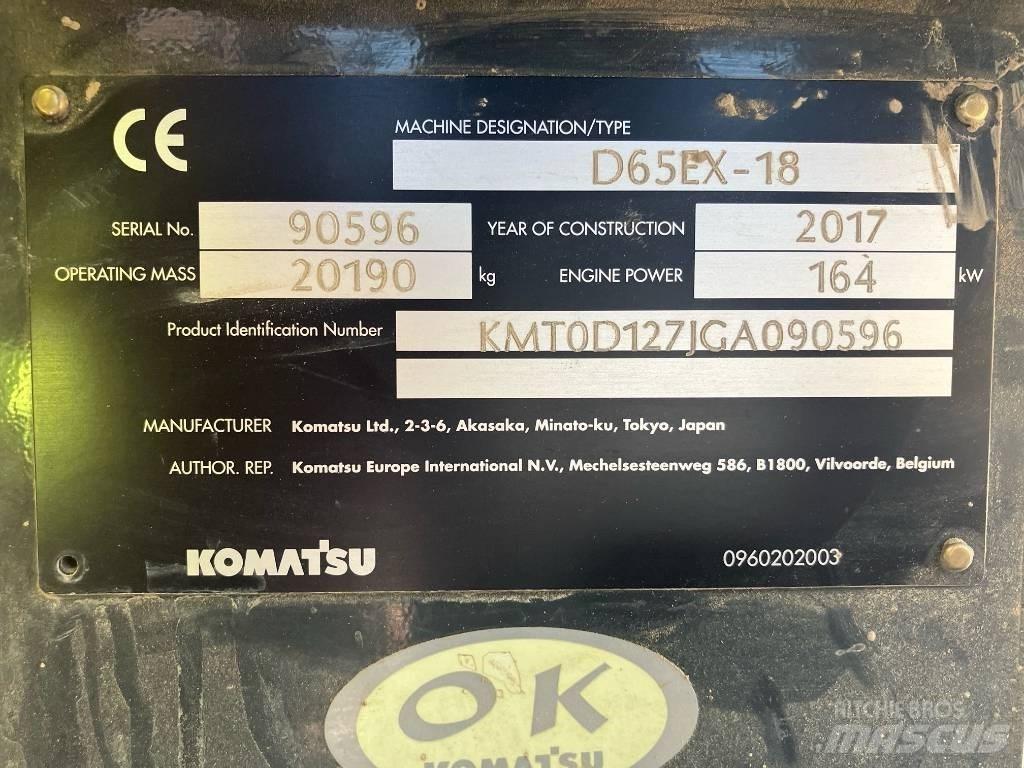 Komatsu D65 EX-18 Bouteurs sur chenilles