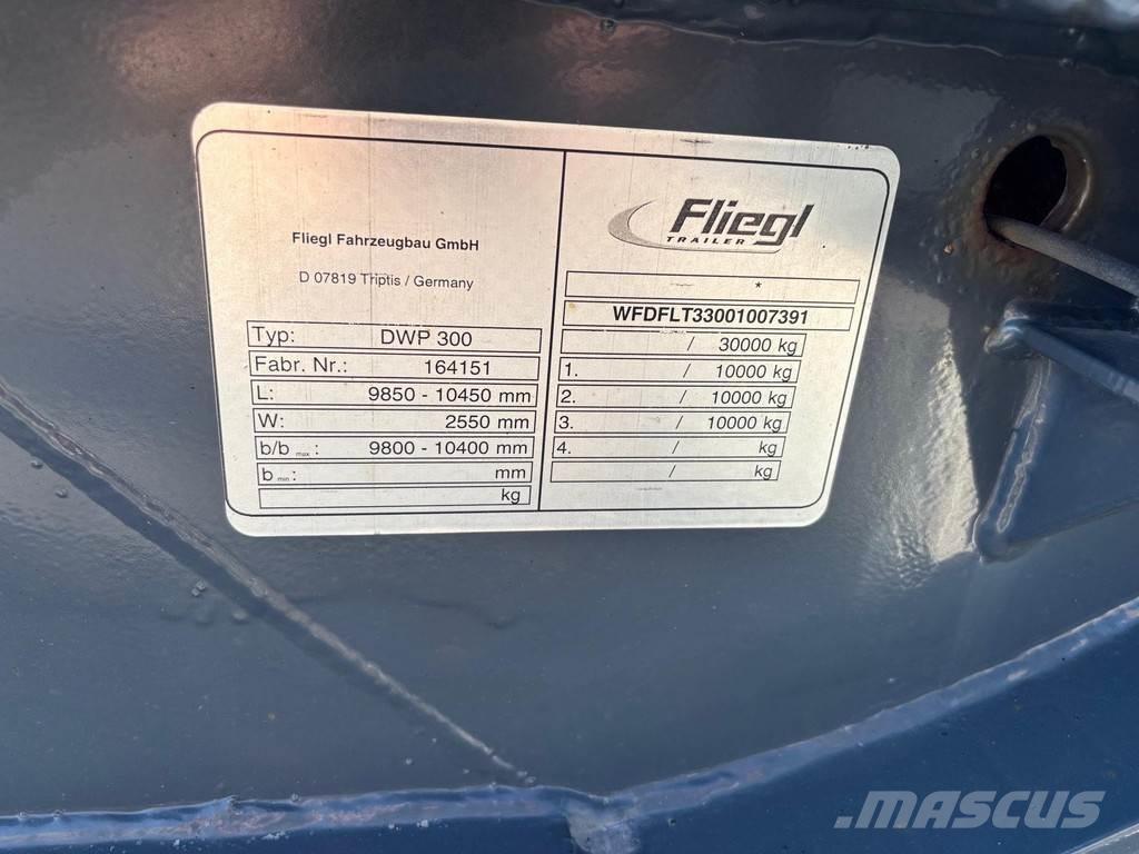 Fliegl 3-AXLE BDF Remorque porte container