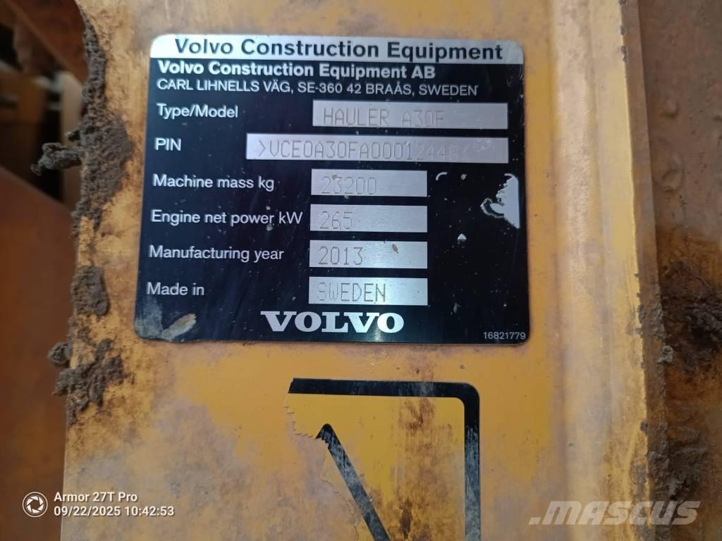 Volvo A 30 F Tombereau articulé