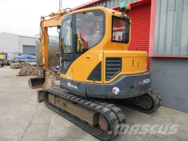 Hyundai R 80 CR-9A Mini pelle 7t-12t