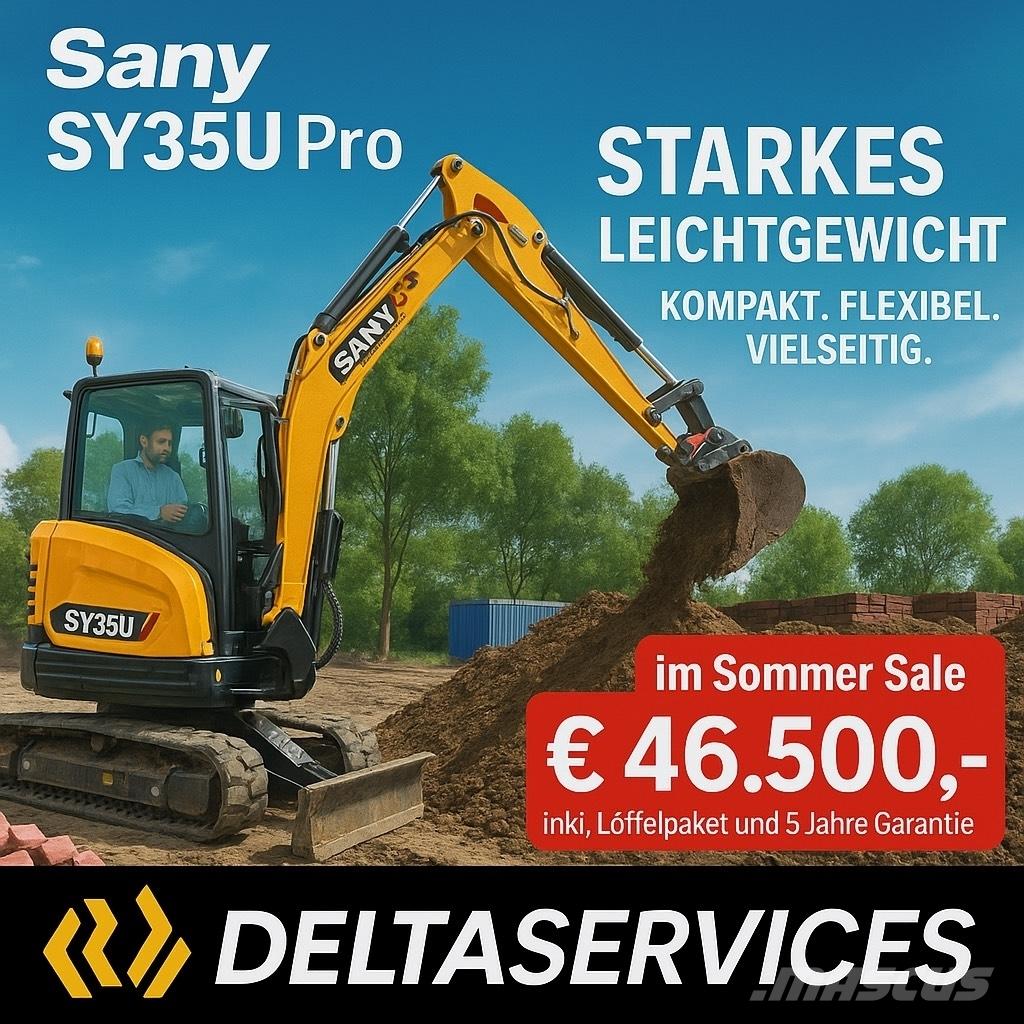 Sany SY 35 U Mini pelle < 7t