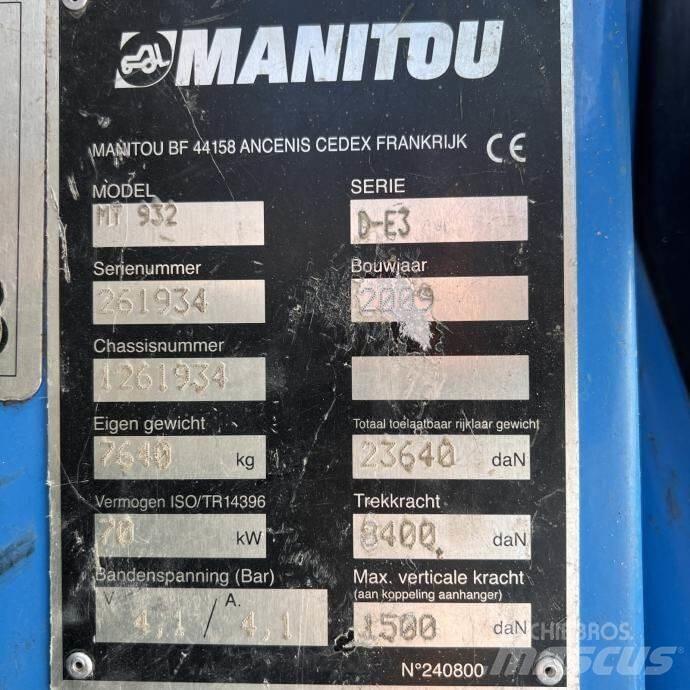 Manitou MT 932 Chariot télescopique