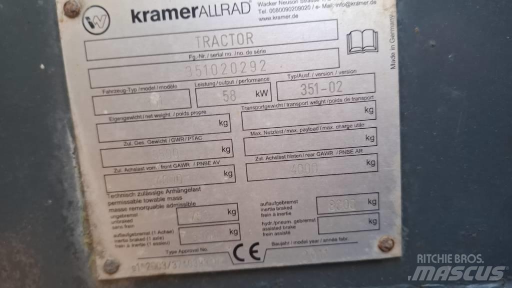 Kramer 480 Chargeuse sur pneus