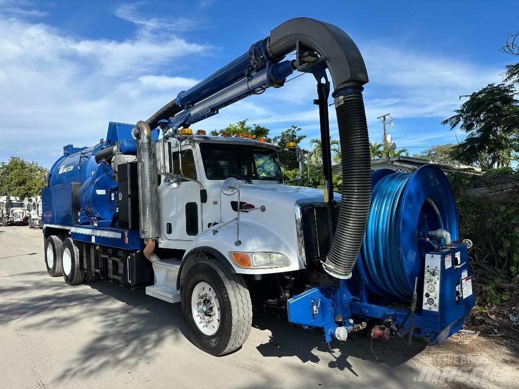 Peterbilt 340 Camion aspirateur, Hydrocureur