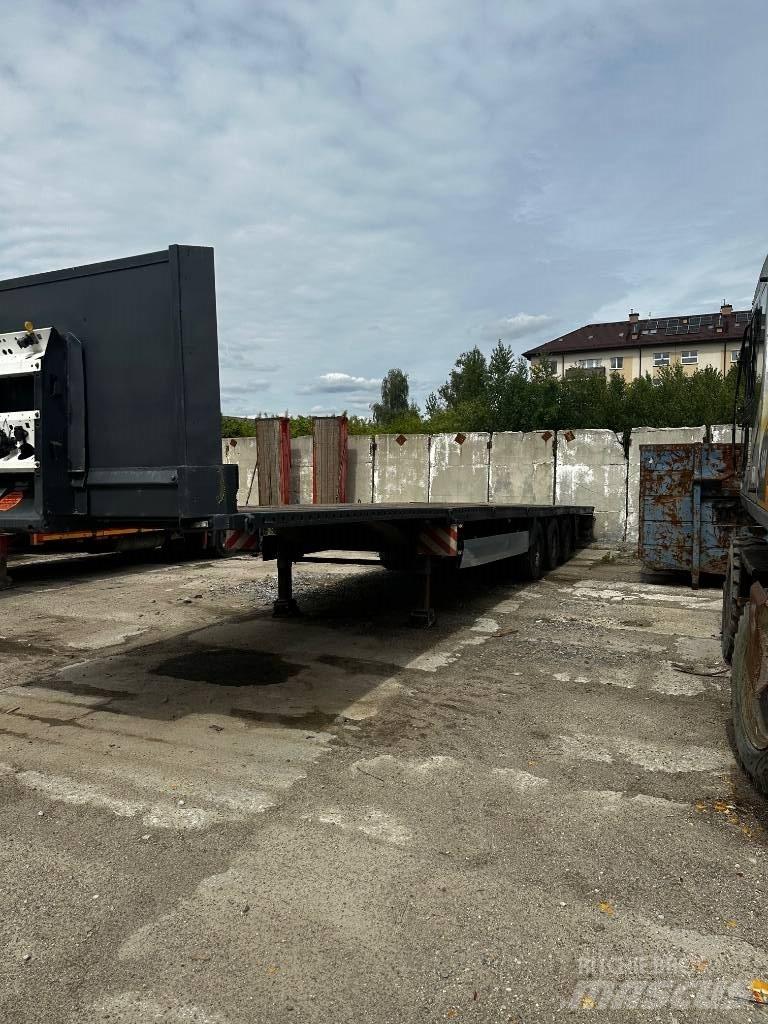 Krone SD Semi remorque plateau ridelle