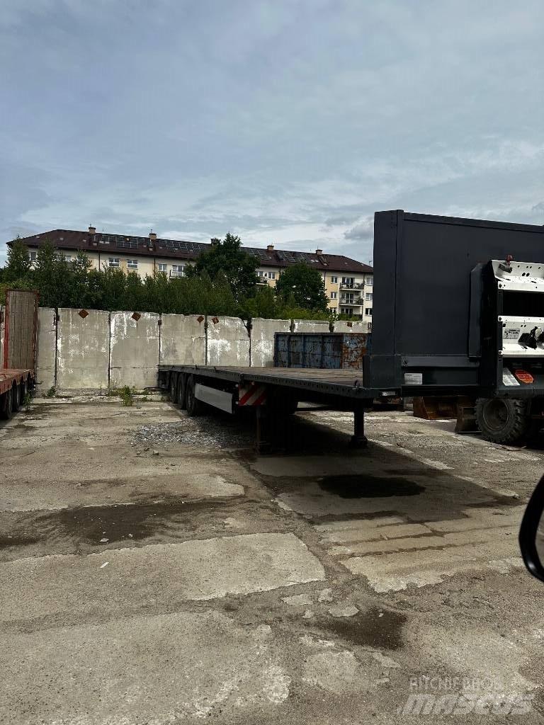 Krone SD Semi remorque plateau ridelle