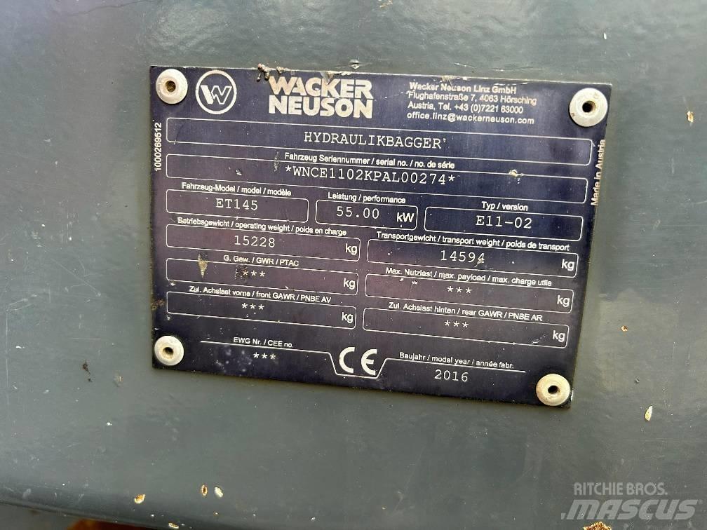 Neuson ET145 Pelle sur chenilles