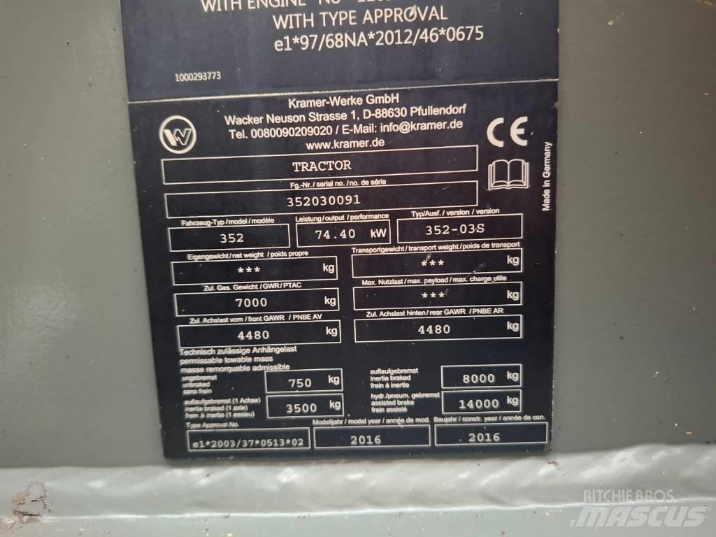 Kramer 8105 Chargeuse sur pneus