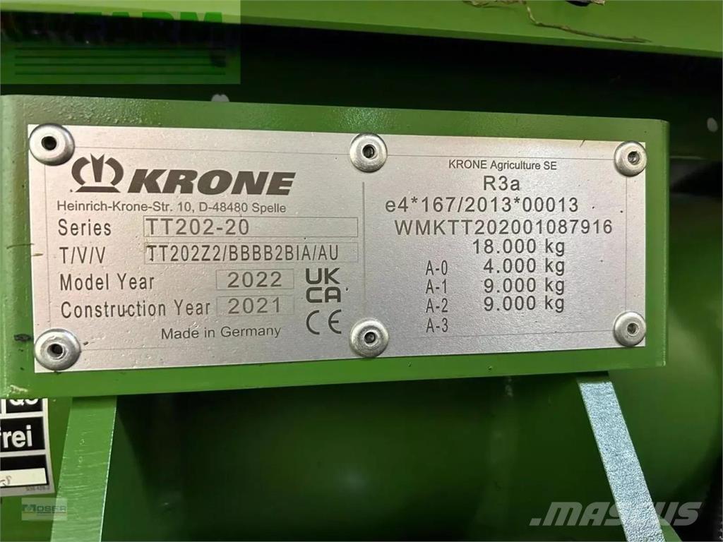 Krone mx 370 gl Autres semi remorques