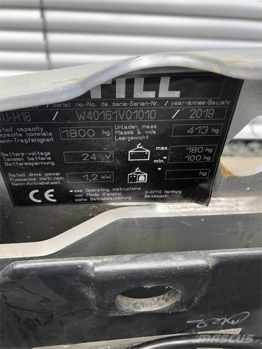 Still EXU-H18 Transpalette accompagnant