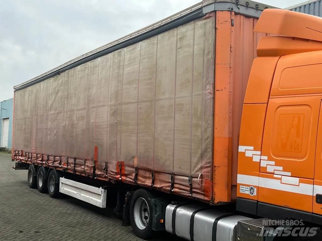 Krone + 3 AXEL + MEGA Semi remorque à rideaux coulissants (PLSC)