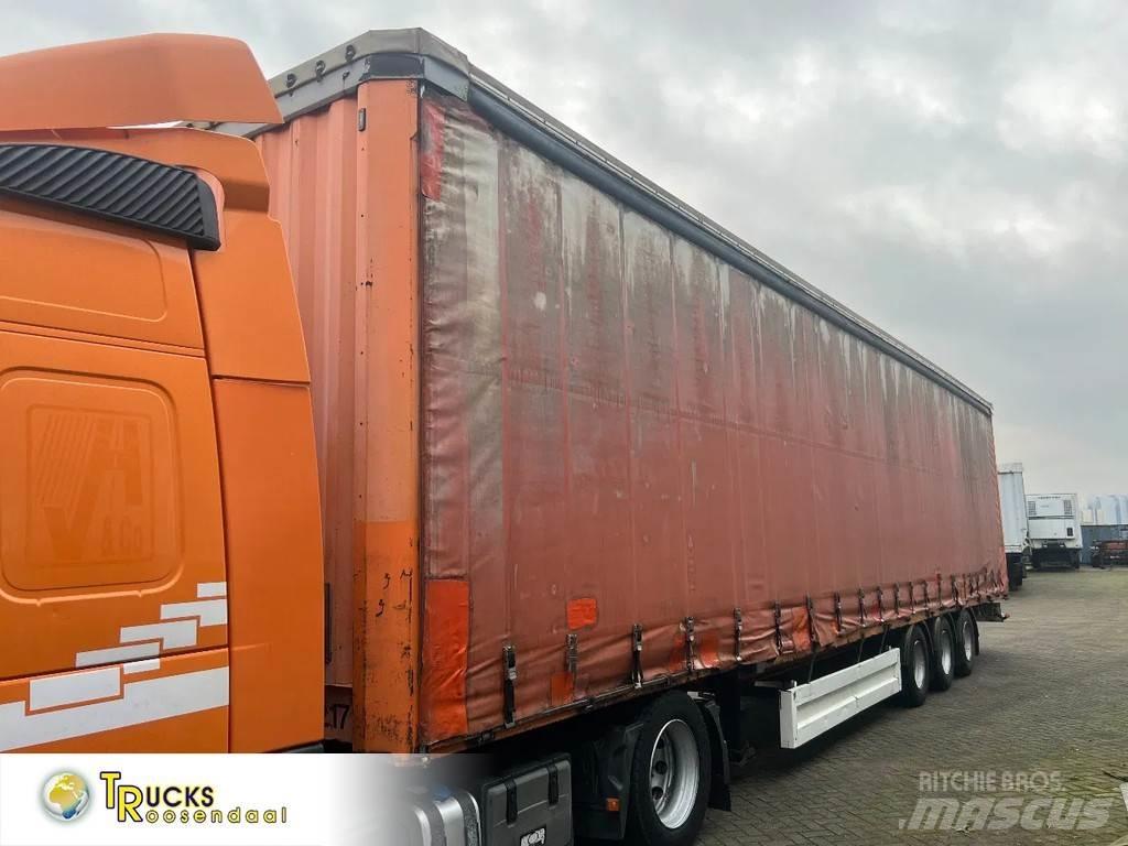 Krone + 3 AXEL + MEGA Semi remorque à rideaux coulissants (PLSC)