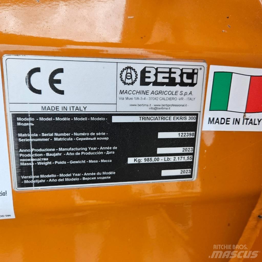 Berti EKR-S 300 Broyeur / Gyrobroyeur / Epareuse