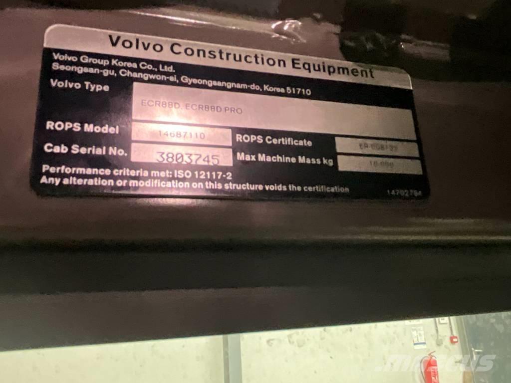 Volvo ECR 88 D Cabine
