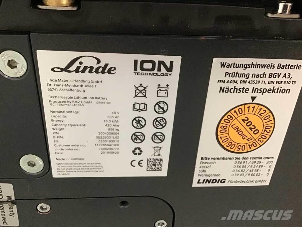Linde E16 ION Chariots élévateurs électriques